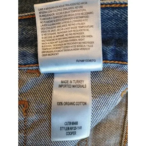 AGOLDE Cooper Cargo in Regulation Jeans Denim Size 32 NWT - Picture 15 of 16